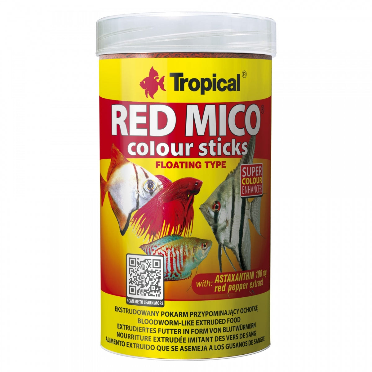 Red Mico Colour Sticks 250ml/80g (alto en astaxantina)